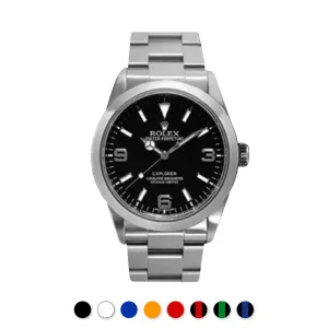 Rolex - Rubber B strap for Explorer I 39mm - Tang Buckle Series Luxury watch bands Limited edition watch bands