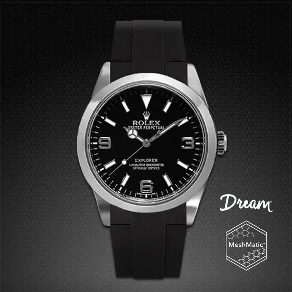 Rolex - Rubber B strap for Explorer I 39mm - The Dream Strap