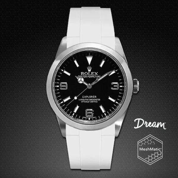 Rolex - Rubber B strap for Explorer I 39mm - The Dream Strap