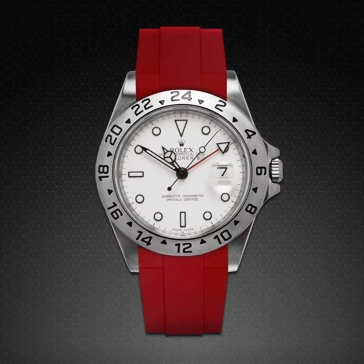 Rolex - Rubber B strap for Explorer II 40mm - Classic Series