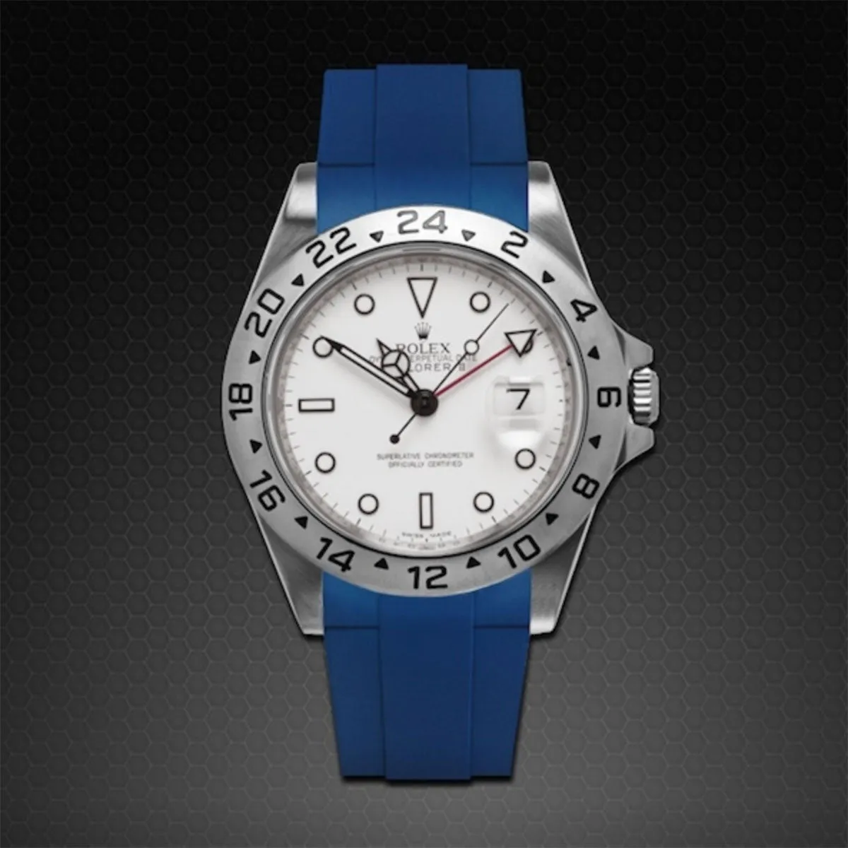 Rolex - Rubber B strap for Explorer II 40mm - Tang Buckle Series