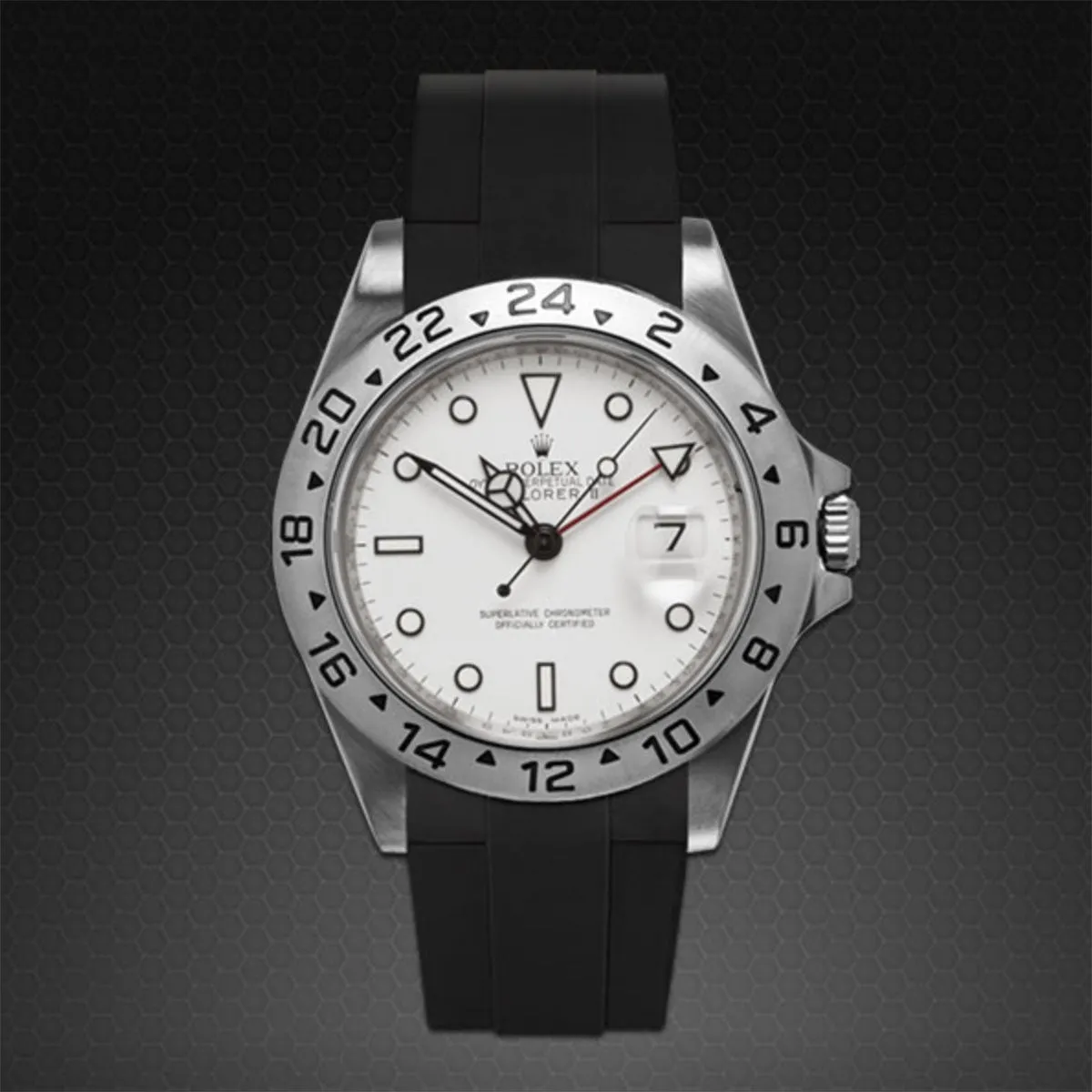 Rolex - Rubber B strap for Explorer II 40mm - Velcro?? Series