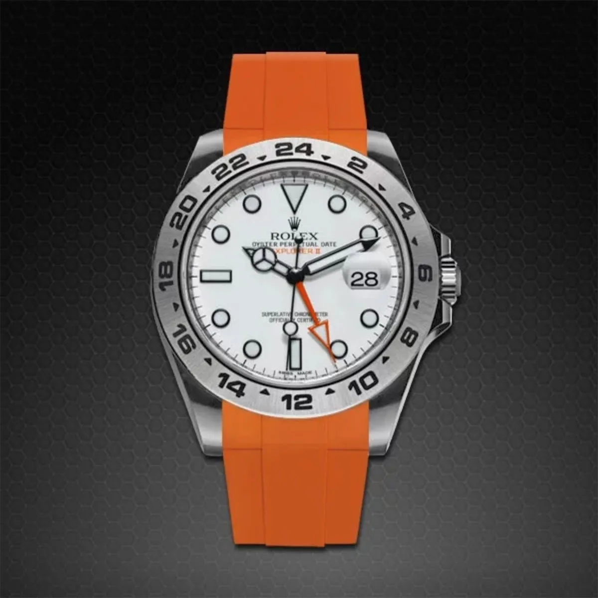 Rolex - Rubber B strap for Explorer II 42mm 216570 (2011-2020) - Classic Series