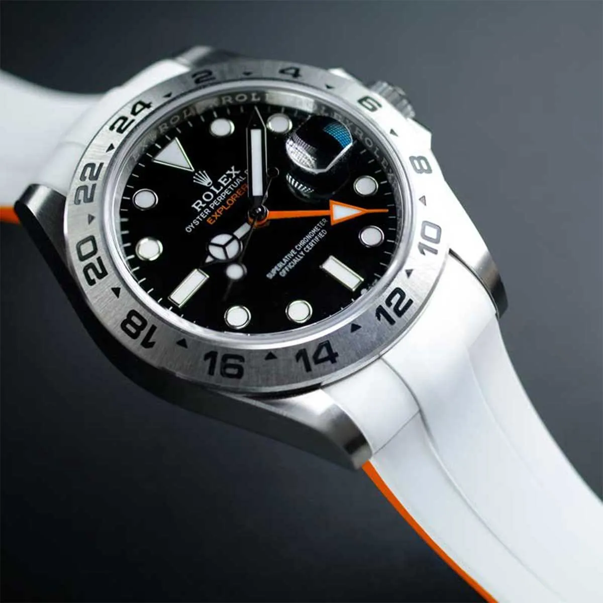 Rolex - Rubber B strap for Explorer II 42mm 226570 (2021-present) - Classic Series