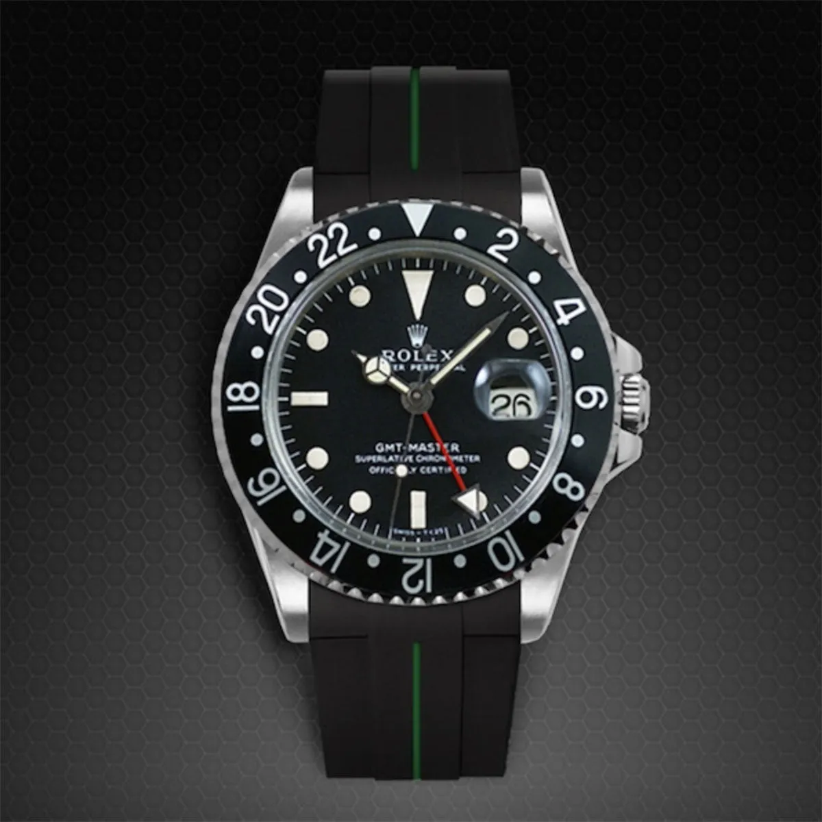 Rolex - Rubber B strap for GMT Master - Classic Series