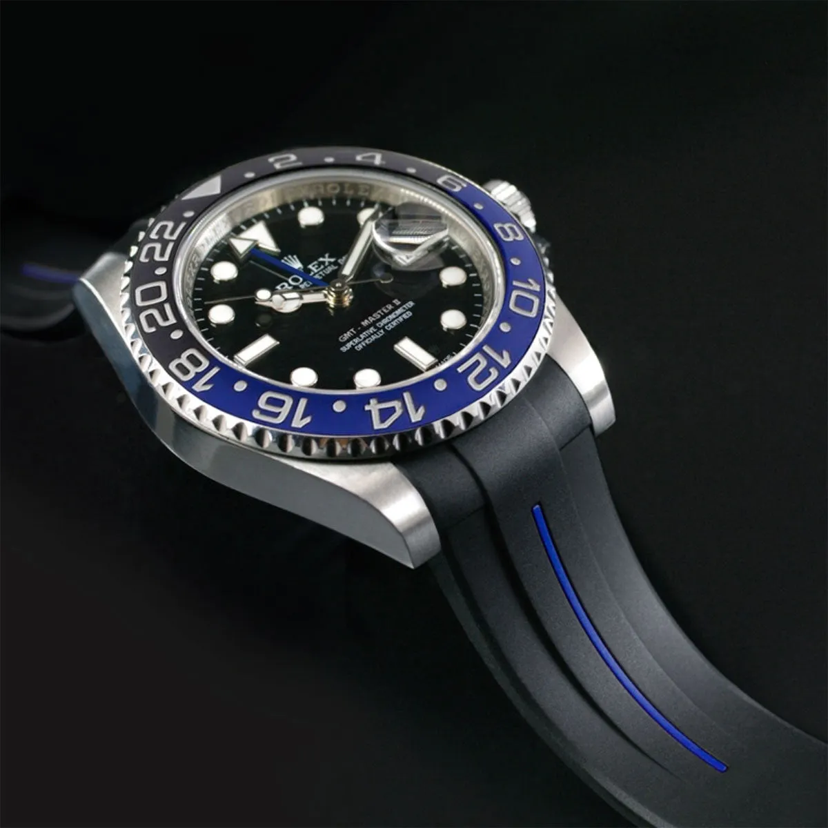 Rolex - Rubber B strap for GMT Master II CERAMIC - Classic Series