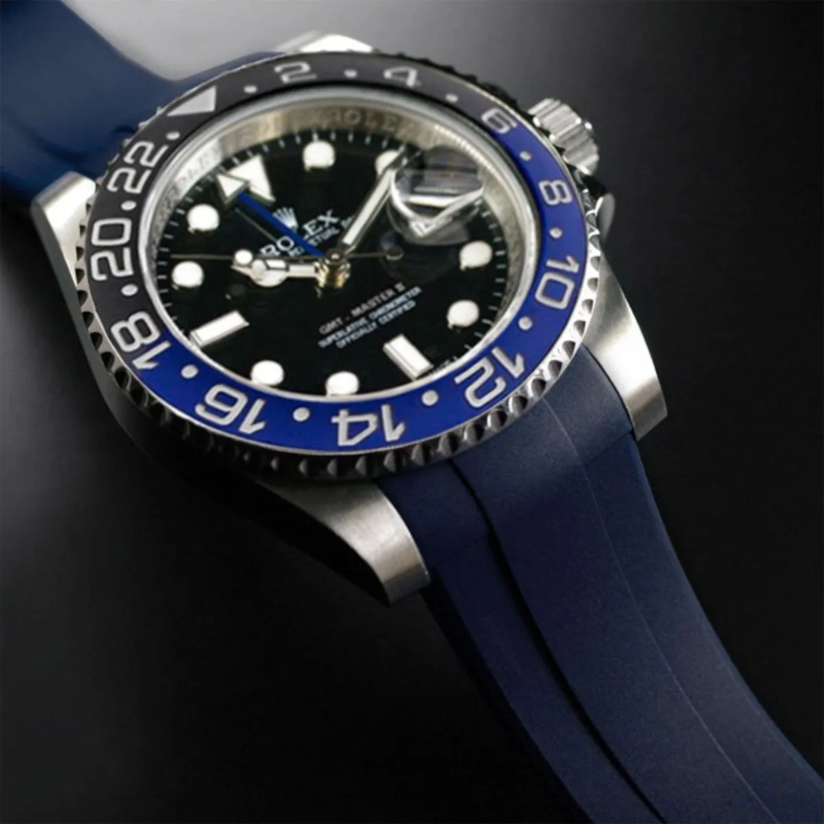 Rolex - Rubber B strap for GMT Master II CERAMIC - Classic Series