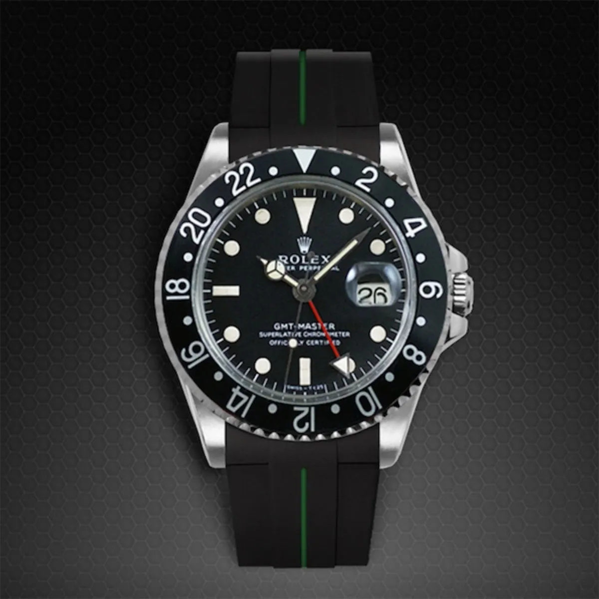Rolex - Rubber B strap for GMT Master II Non-Ceramic - Classic Series