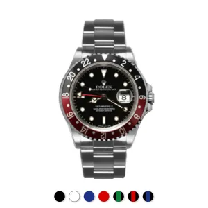 Rolex - Rubber B strap for GMT Master II Non-Ceramic - Tang Buckle Series Luxury watch bands Limited edition watch bands