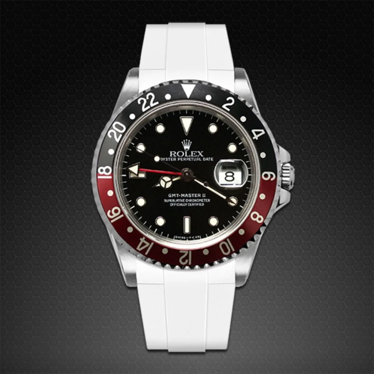 Rolex - Rubber B strap for GMT Master II Non-Ceramic - Tang Buckle Series