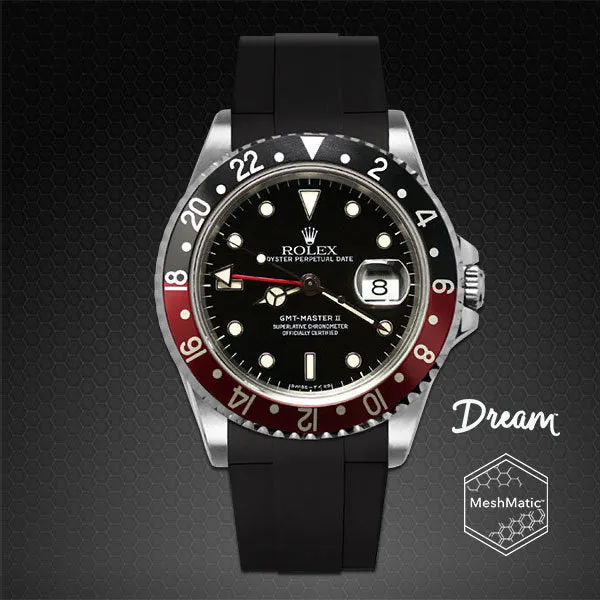 Rolex - Rubber B strap for GMT Master II Non-Ceramic - The Dream Strap