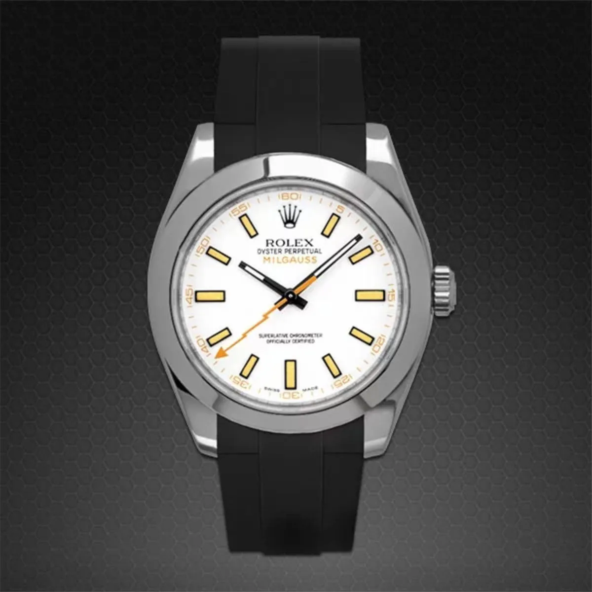 Rolex - Rubber B strap for Milgauss 40mm - Classic Series