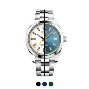 Rolex - Rubber B Strap for Milgauss 40mm - Rubber Cuff Series Luxury watch bands Limited edition watch bands