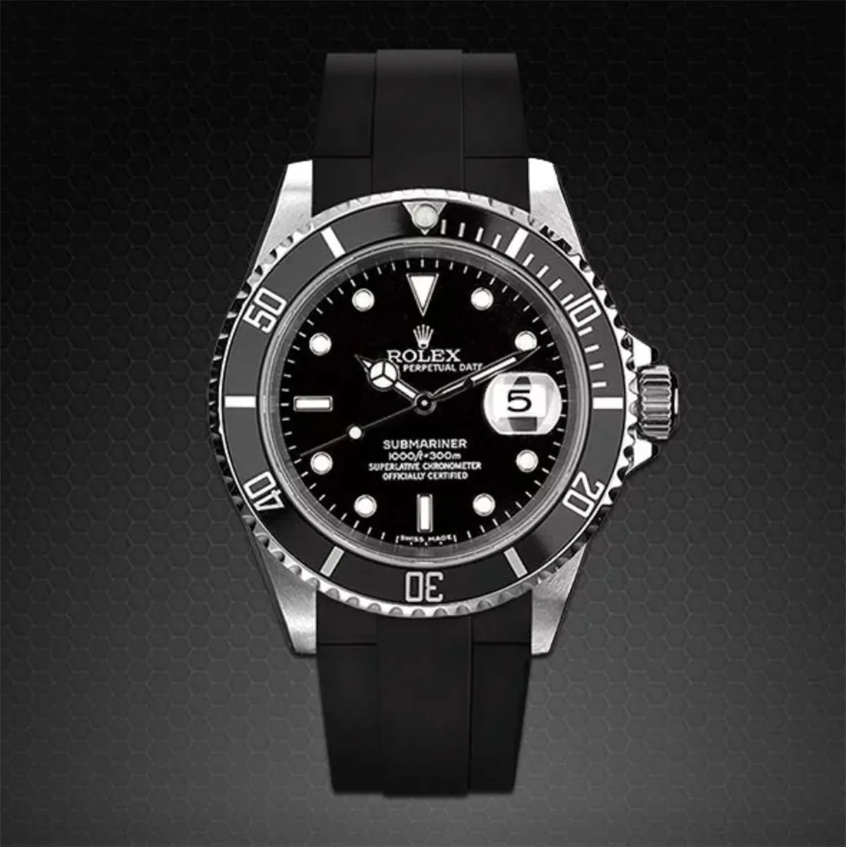 Rolex - Rubber B strap for Non-Ceramic 40mm Submariner - Classic Series