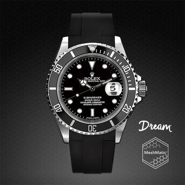 Rolex - Rubber B strap for Non-Ceramic 40mm Submariner - The Dream Strap