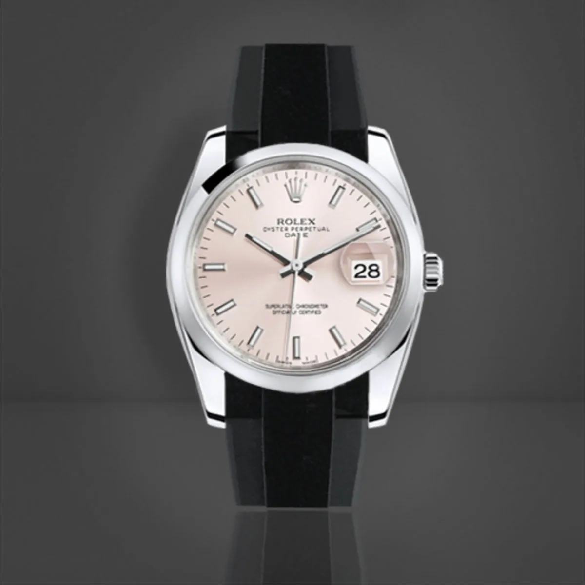 Rolex - Rubber B strap for Oyster Perpetual 34mm / Date 34mm - Classic Series
