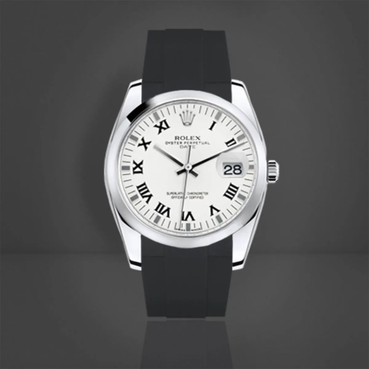 Rolex - Rubber B strap for Oyster Perpetual 34mm / Date 34mm - Classic Series