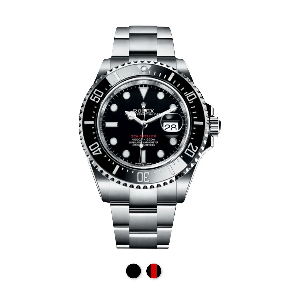 Rolex - Rubber B strap for Rolex Sea-Dweller 43mm - Glidelock Series ref. 126600 Luxury watch bands Limited edition watch bands