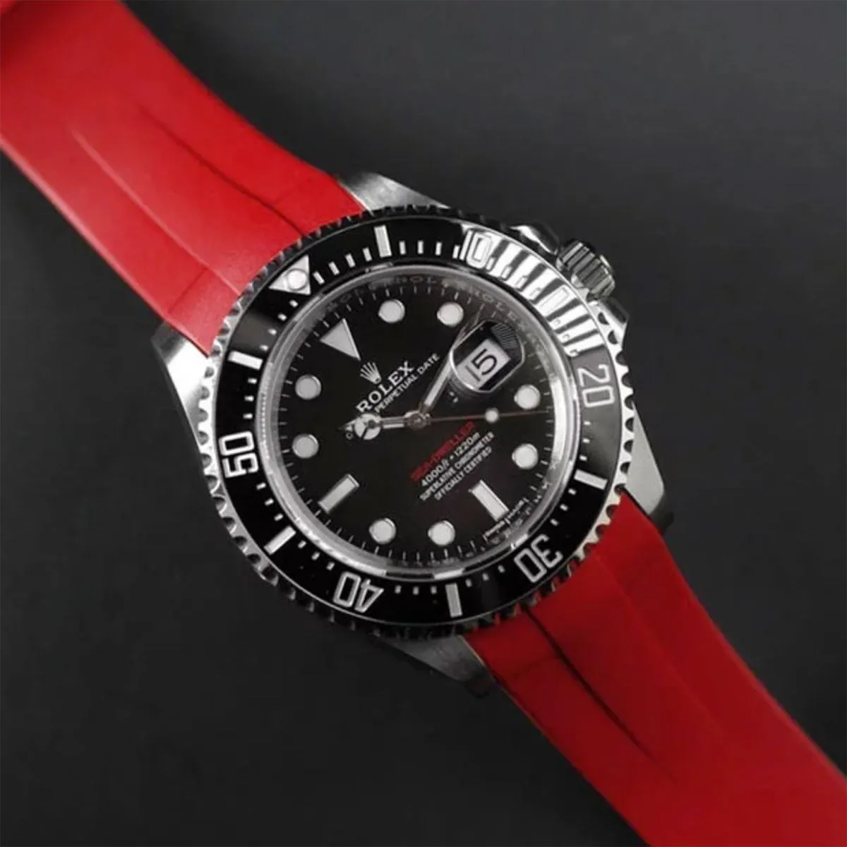 Rolex - Rubber B strap for Rolex Sea-Dweller 43mm - Tang Buckle Series ref. 126600