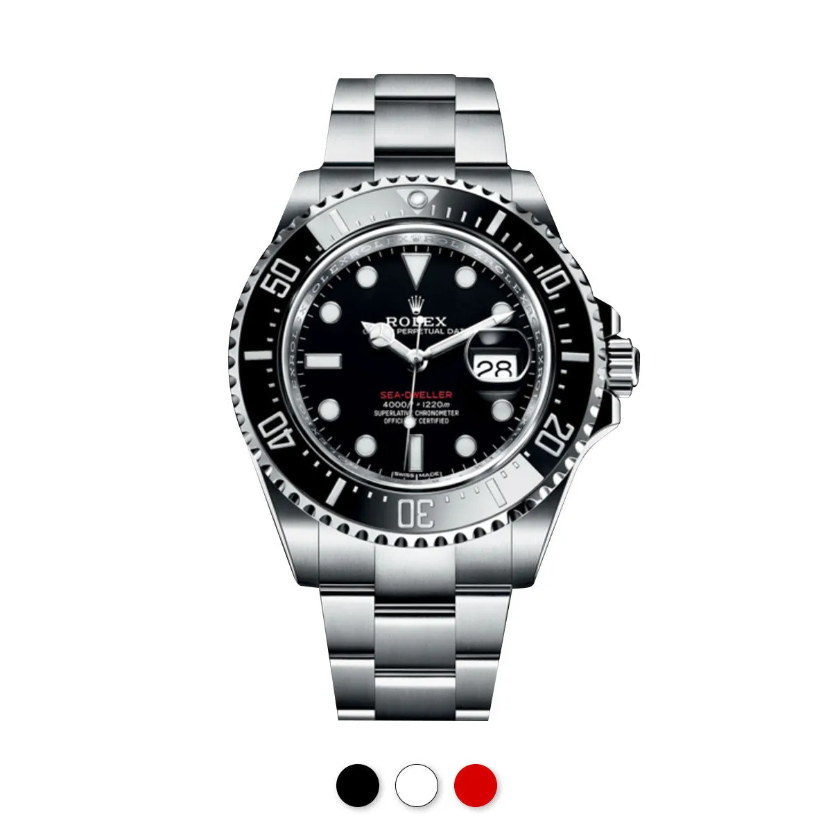 Rolex - Rubber B strap for Rolex Sea-Dweller 43mm - Tang Buckle Series ref. 126600 Luxury watch bands Limited edition watch bands