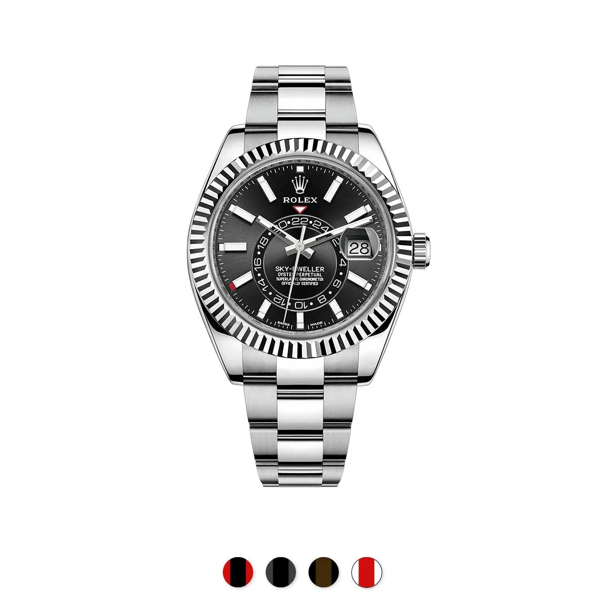 Rolex - Rubber B strap for Sky-Dweller on Strap - VulChromatic?? Luxury watch bands Limited edition watch bands