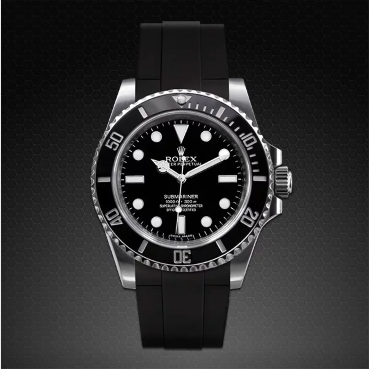 Rolex - Rubber B strap for Submariner 40mm Ceramic - Velcro?? Series