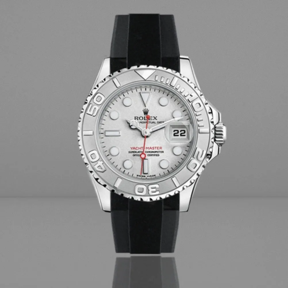 Rolex - Rubber B strap for Yachtmaster 35mm - Tang Buckle Series