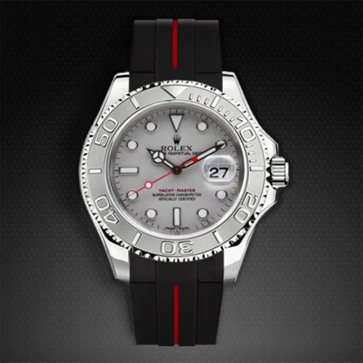 Rolex - Rubber B strap for Yachtmaster 40mm - Classic Series