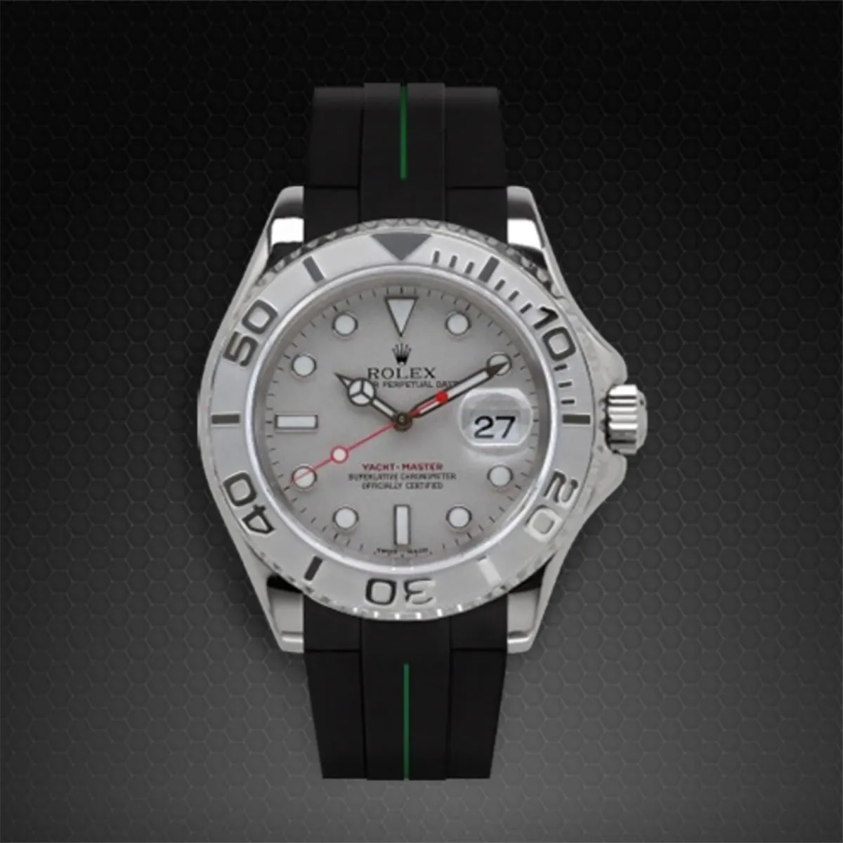 Rolex - Rubber B strap for Yachtmaster 40mm - Tang Buckle Series