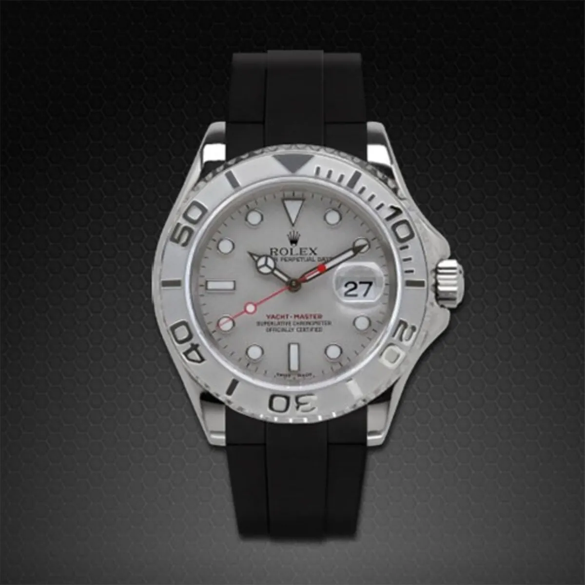 Rolex - Rubber B strap for Yachtmaster 40mm - Tang Buckle Series