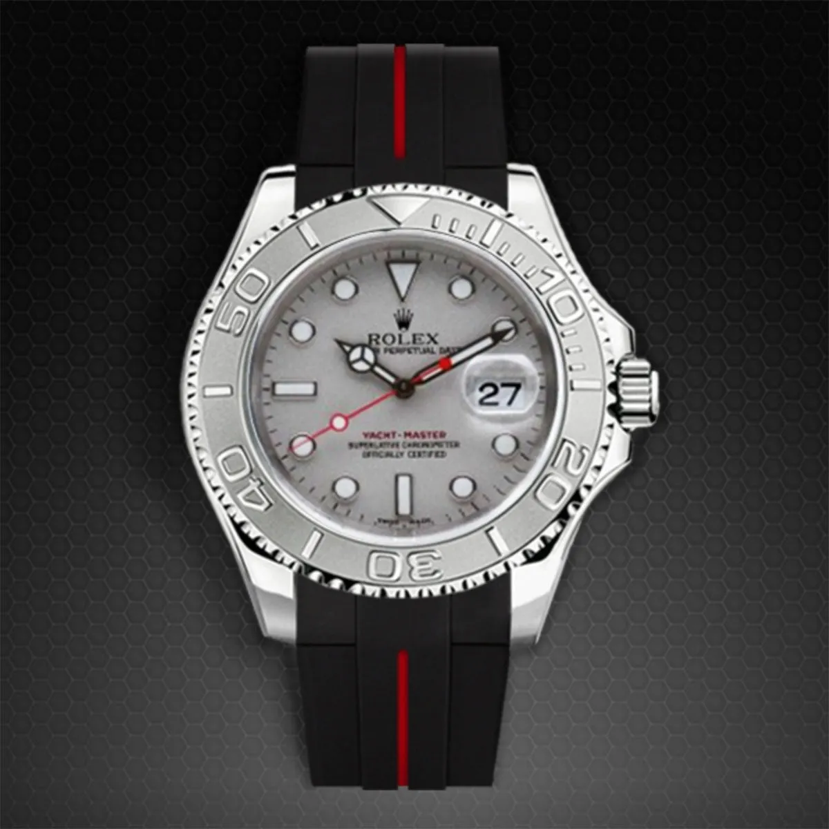 Rolex - Rubber B strap for Yachtmaster 40mm - Tang Buckle Series