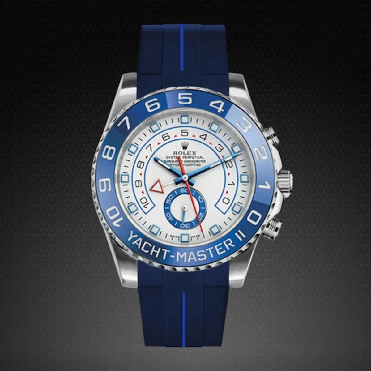 Rolex - Rubber B strap for Yachtmaster II 44mm - Vulchromatic?? classic series