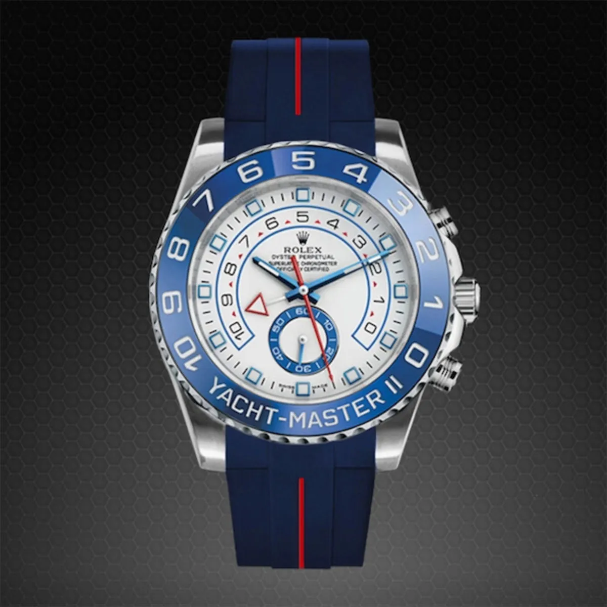 Rolex - Rubber B strap for Yachtmaster II 44mm - Vulchromatic?? classic series
