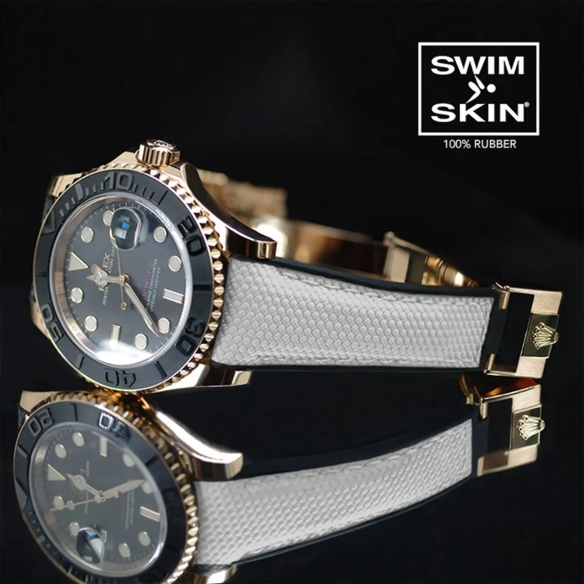 Rolex - Rubber B strap for Yachtmaster on Oysterflex Bracelet - SwimSkin?? Alligator & Ballistica??