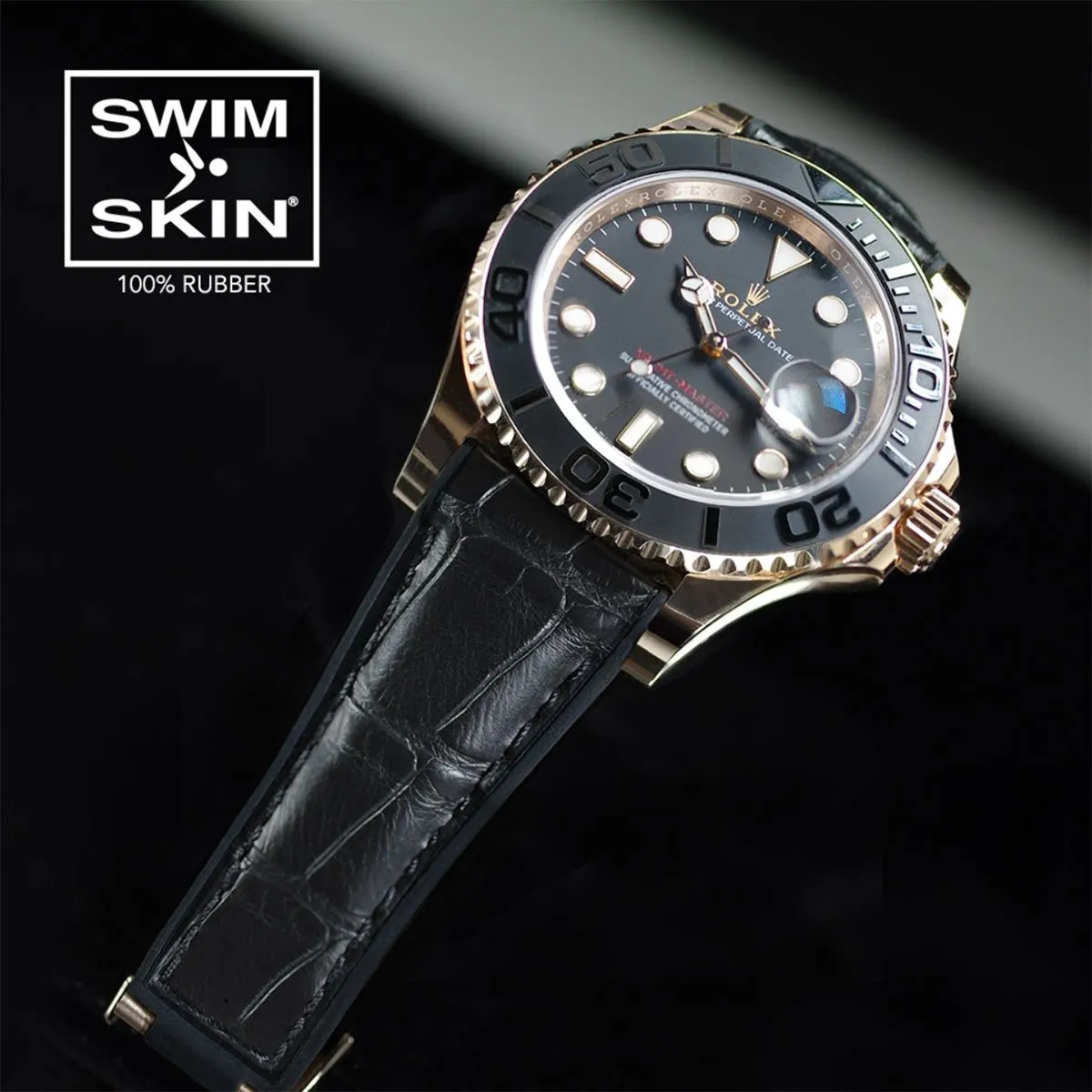 Rolex - Rubber B strap for Yachtmaster on Oysterflex Bracelet - SwimSkin?? Alligator & Ballistica??