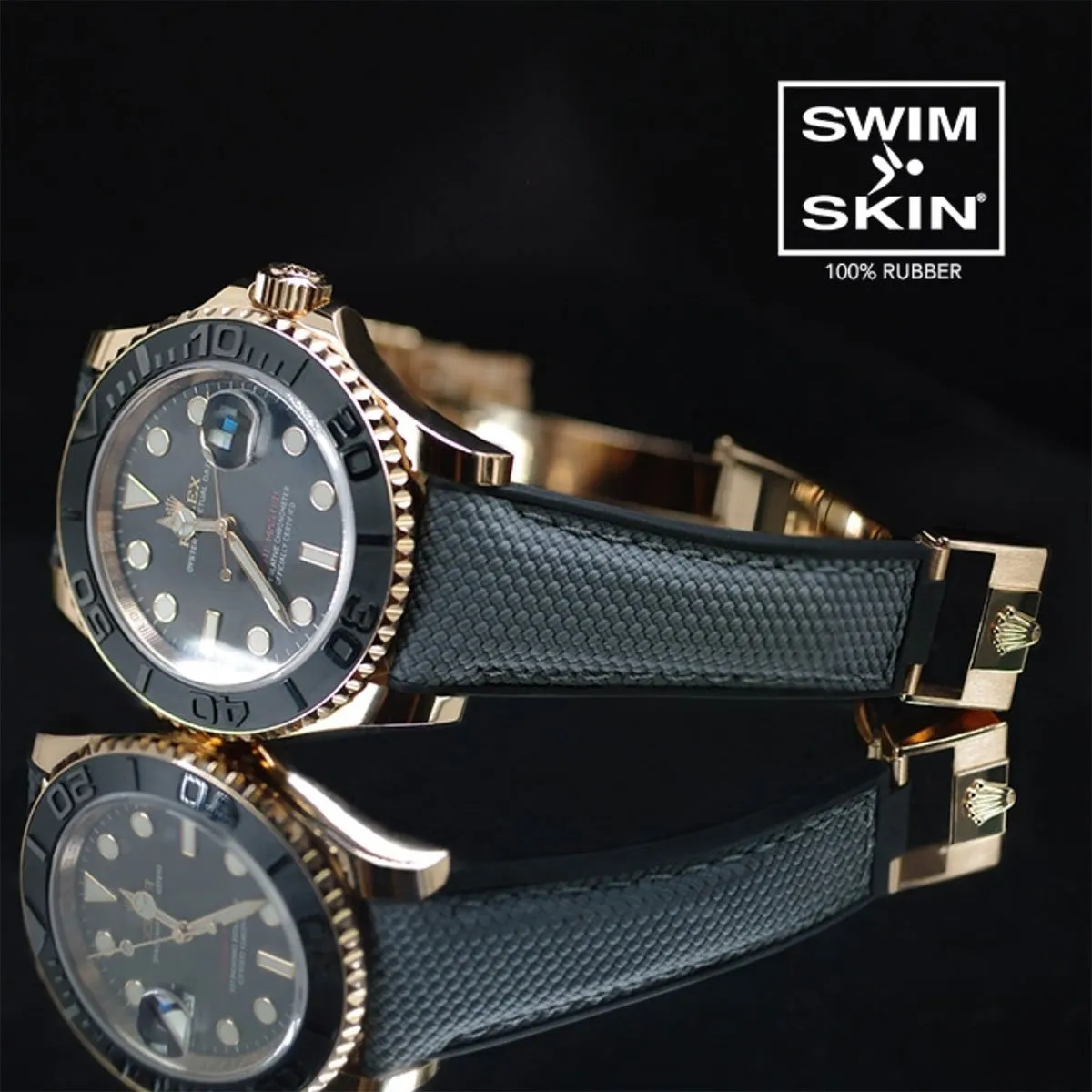 Rolex - Rubber B strap for Yachtmaster on Oysterflex Bracelet - SwimSkin?? Alligator & Ballistica??