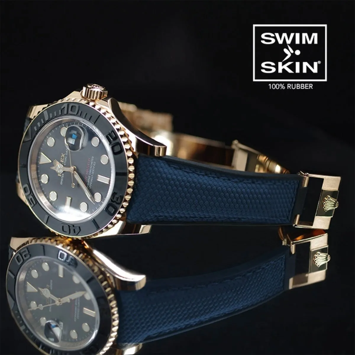 Rolex - Rubber B strap for Yachtmaster on Oysterflex Bracelet - SwimSkin?? Alligator & Ballistica??
