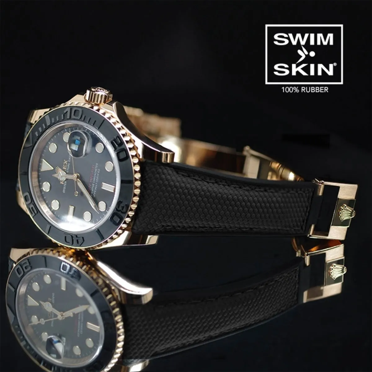 Rolex - Rubber B strap for Yachtmaster on Oysterflex Bracelet - SwimSkin?? Alligator & Ballistica??