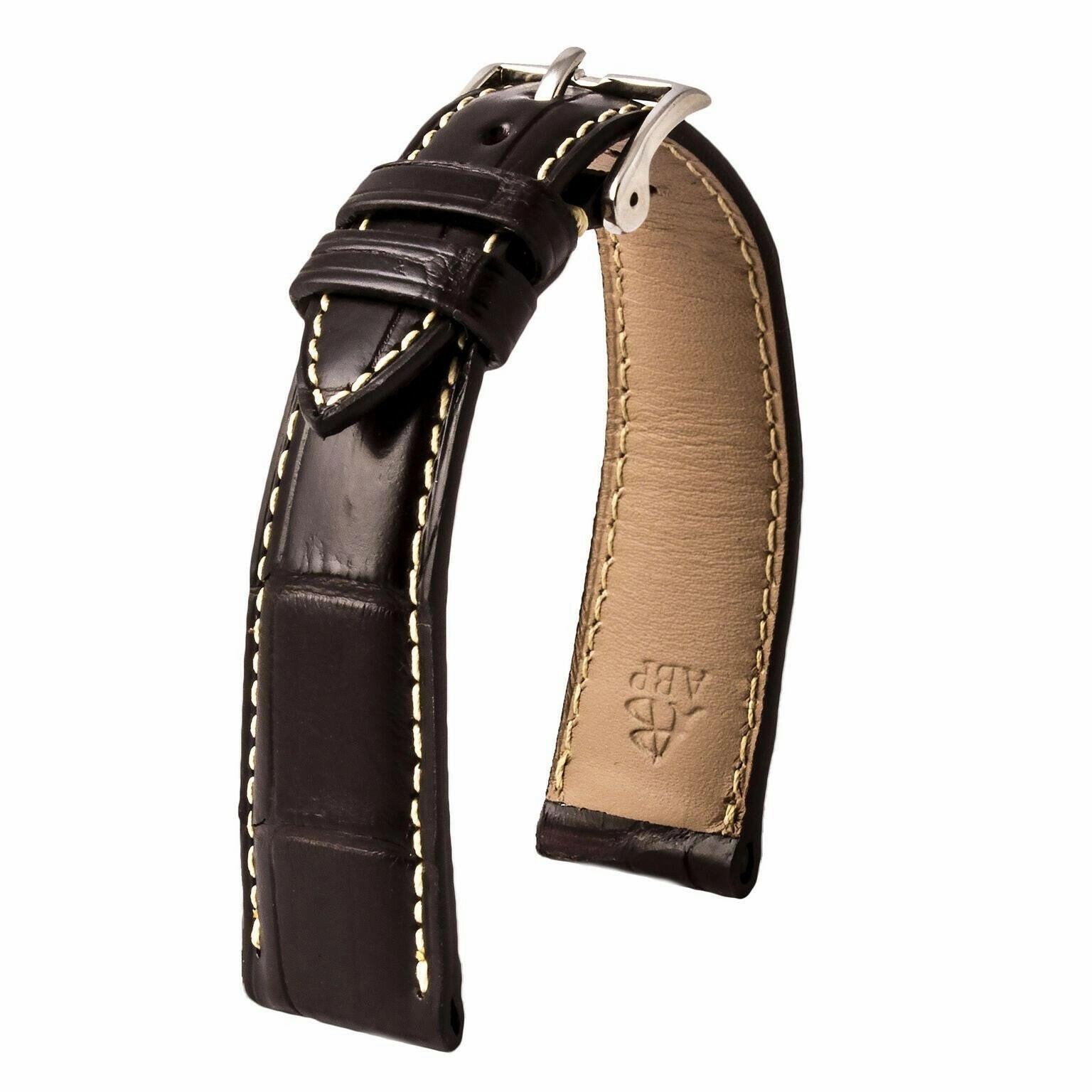 Rolex Day Date President - Leather watch band - Dark brown alligator Luxury watch bands Limited edition watch bands