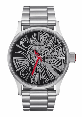 Rolling Stones Sentry Stainless Steel - Silver / Black stainless-steel watches stainless steel watch bands stainless steel watches cheap