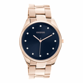 Rose gold coloured OOZOO watch with stainless steel bracelet - C10967,seiko watches,couple watches,watches designer,watches discount,women watches,best women watches,high end women's watches,high quality women's watches