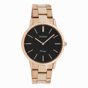 Rose gold coloured OOZOO watch with stainless steel bracelet - C20037,seiko watches,couple watches,watches designer,watches discount,women watches,best women watches,high end women's watches,high quality women's watches