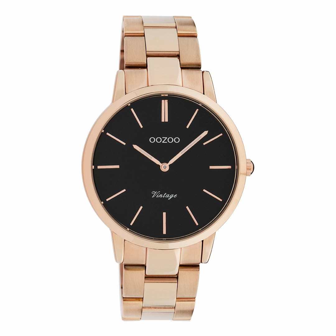 Rose gold coloured OOZOO watch with stainless steel bracelet - C20037,seiko watches,couple watches,watches designer,watches discount,women watches,best women watches,high end women's watches,high quality women's watches