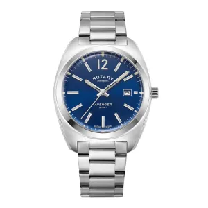 Rotary Avenger Blue Dial Stainless Steel Mens Watch GB05480/05 cheap digital watch best digital watch for men