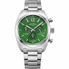 Rotary Avenger Sport Green Dial Mens Watch GB05485-24 