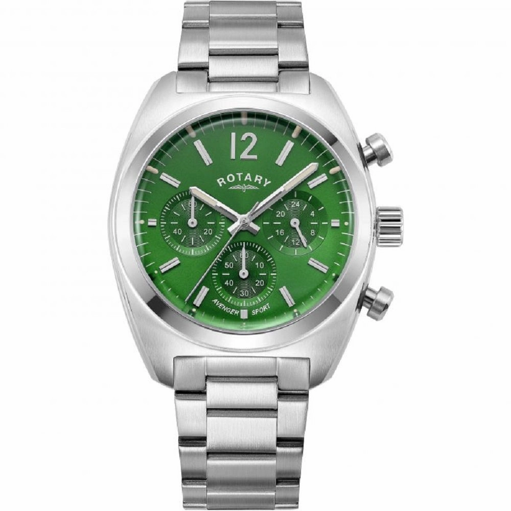 Rotary Avenger Sport Green Dial Mens Watch GB05485-24 