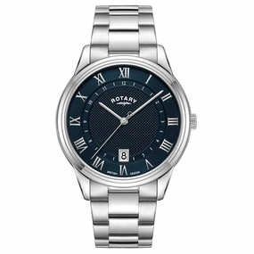 Rotary Dress Blue Dial Stainless Steel Mens Watch GB05390/66,seiko watches,mens watches,couple watches,watches designer,watches discount,best watches for men