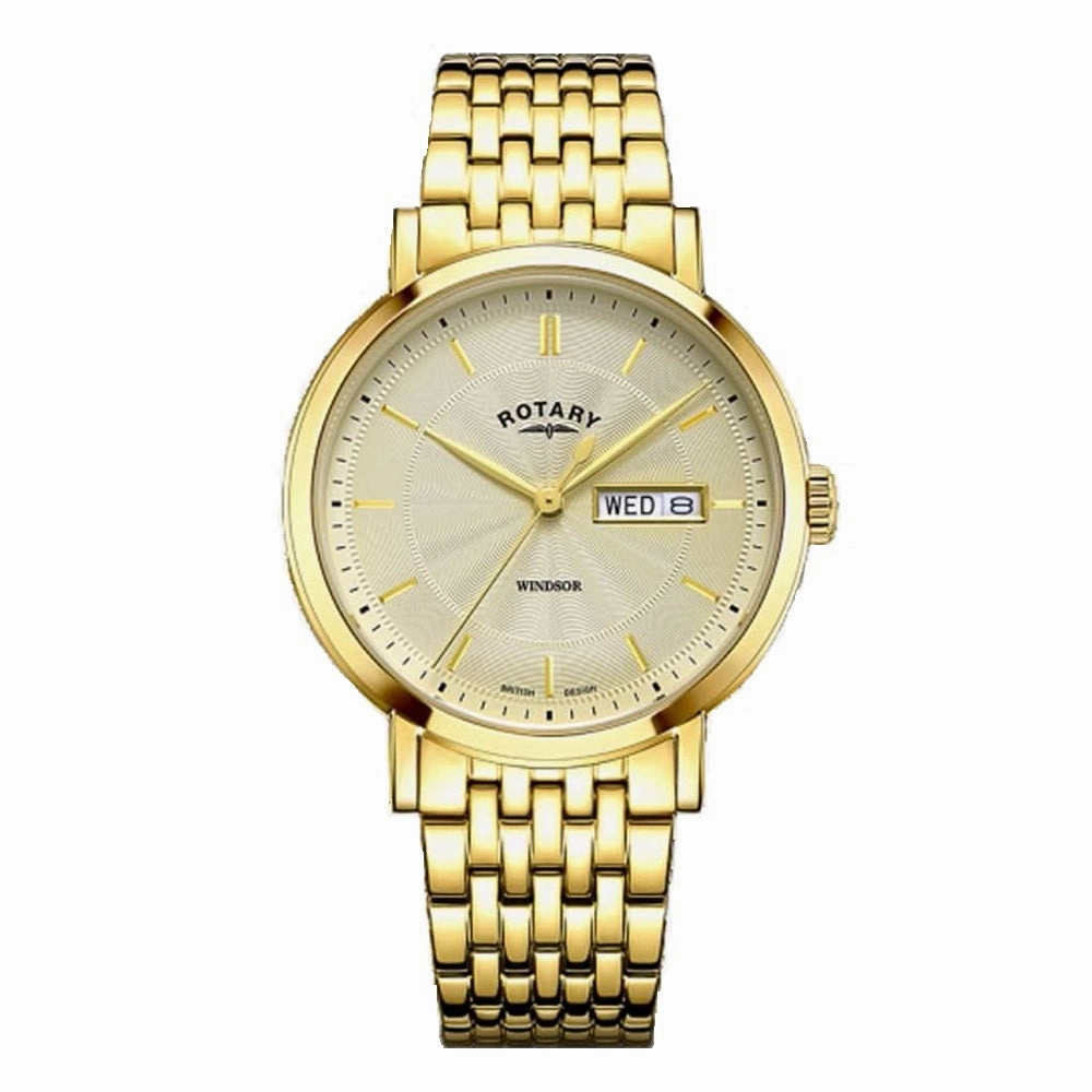 Rotary Gold Tone Windsor Mens Watch GB05423/03,seiko watches,mens watches,couple watches,watches designer,watches discount,best watches for men