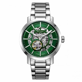 Rotary Greenwich Automatic Green Skeleton Dial Mens Watch GB05350/24,seiko watches,mens watches,couple watches,watches designer,watches discount,best watches for men