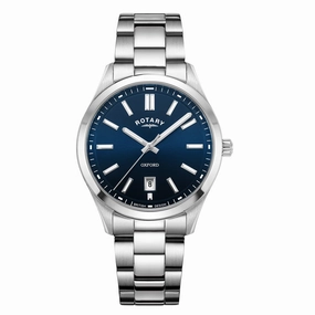 Rotary Oxford Blue Dial Stainless Steel Mens Watch GB05520/05,seiko watches,mens watches,couple watches,watches designer,watches discount,best watches for men